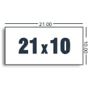 21X10 Orizzontale