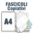 Fascicoli Copiativi A4 a 2 Copie a Colori solo fronte