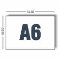 Etichette Carta Adesiva A6
