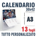Calendario A3 - 13 fogli 2025 Vs grafica