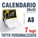 Calendario A3 - 7 fogli 2025 Vs grafica