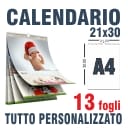 Calendario A4 - 13 fogli 2025 Vs grafica