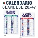 Calendario Olandese 28x47 personalizzato