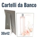 Cartelli da banco accoppiati 30 x 42