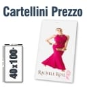 Cartellini prezzo 40 x 100