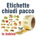 Etichette adesive Chiudi pacco