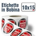 Etichette Polipropilene Perlato (PVC) a Colori 10 x 15