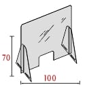 Stampa Plexiglass anti droplet 70 X 100